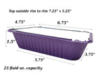 1½ lb. Colored Foil Carryout Pan with Board Lid - Case of 1000 - #7650L