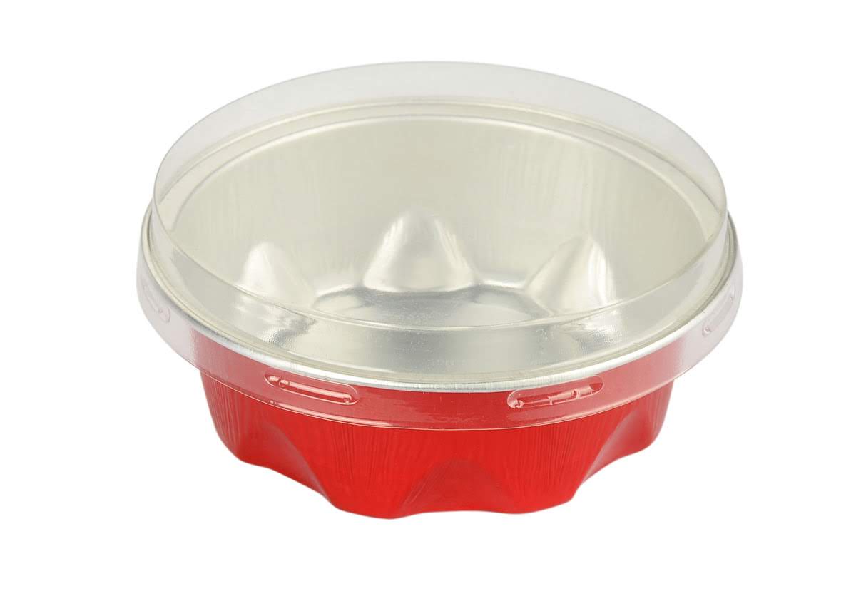 2 oz. Disposable Aluminum Colored Foil Cups with Lids Case of 2000- #A3P