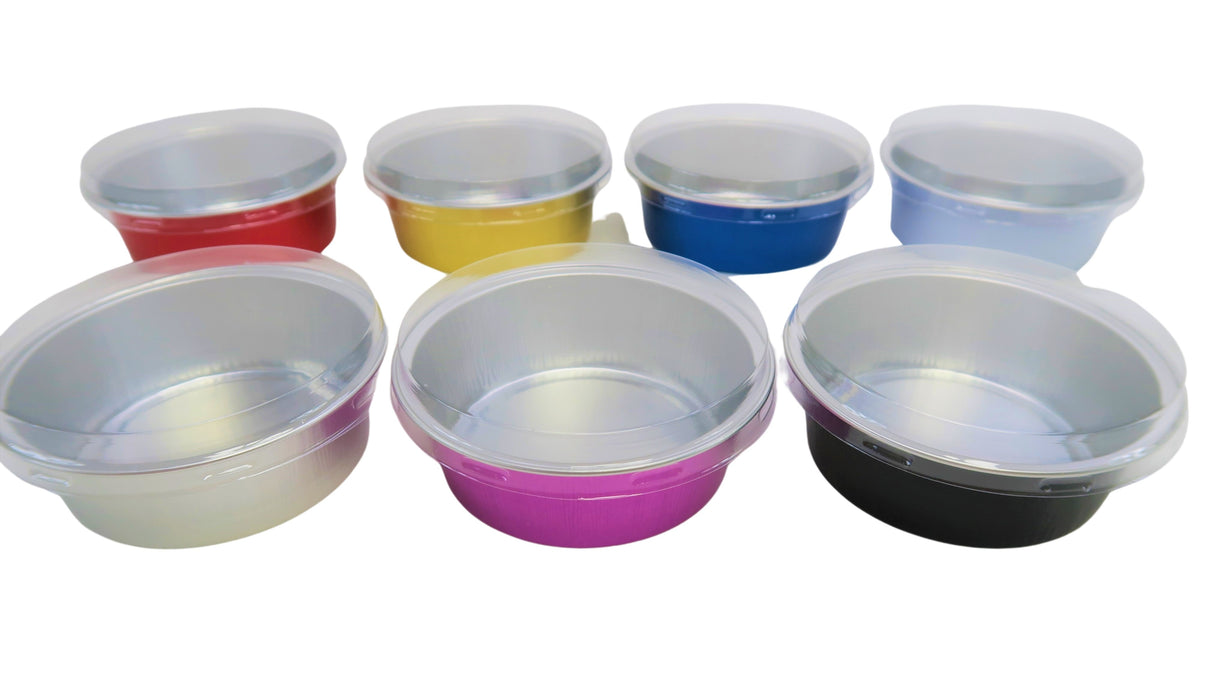 5 oz. Foil Cup with Plastic Lid  Case of 2000 - #A41P