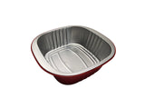 5" x 5" Heavy Aluminum Square Foil Pan - Case of 1000 - #A69NL