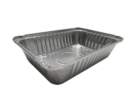 2¼ lb. Oblong Carryout Pan with Board Lid - Case of 500  #250L