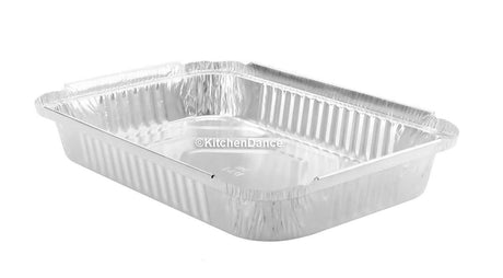 4 lb. Disposable Oblong  Food Pan with Board Lid  -Case of 250  #240L