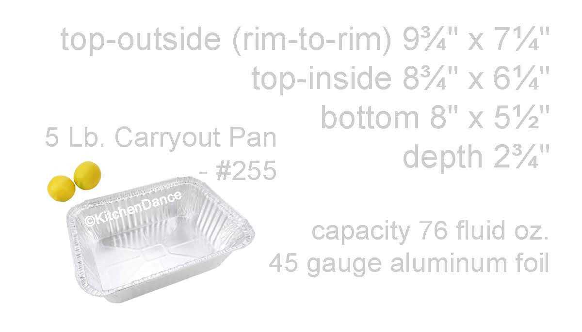 5 lb. Oblong Carryout Pan with Board Lid -  Case of 250 - #255L