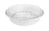 9" Round Carryout Pan with Plastic Dome Lid - Case of 500 - #290P