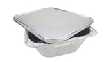 Extra Deep Half Size Steam Table  Pan with Foil Lid -  Case of 100 - #4288L