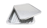 Shallow Half Size Steam Table Pan with Foil Lid - Case of 100  #4300L