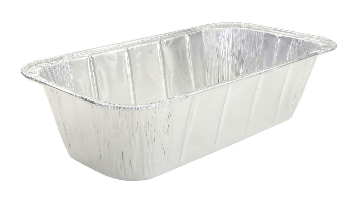 Disposable Foil 5 lb. Loaf Pan or ⅓ Size Steam Table - Case of 200- #5200