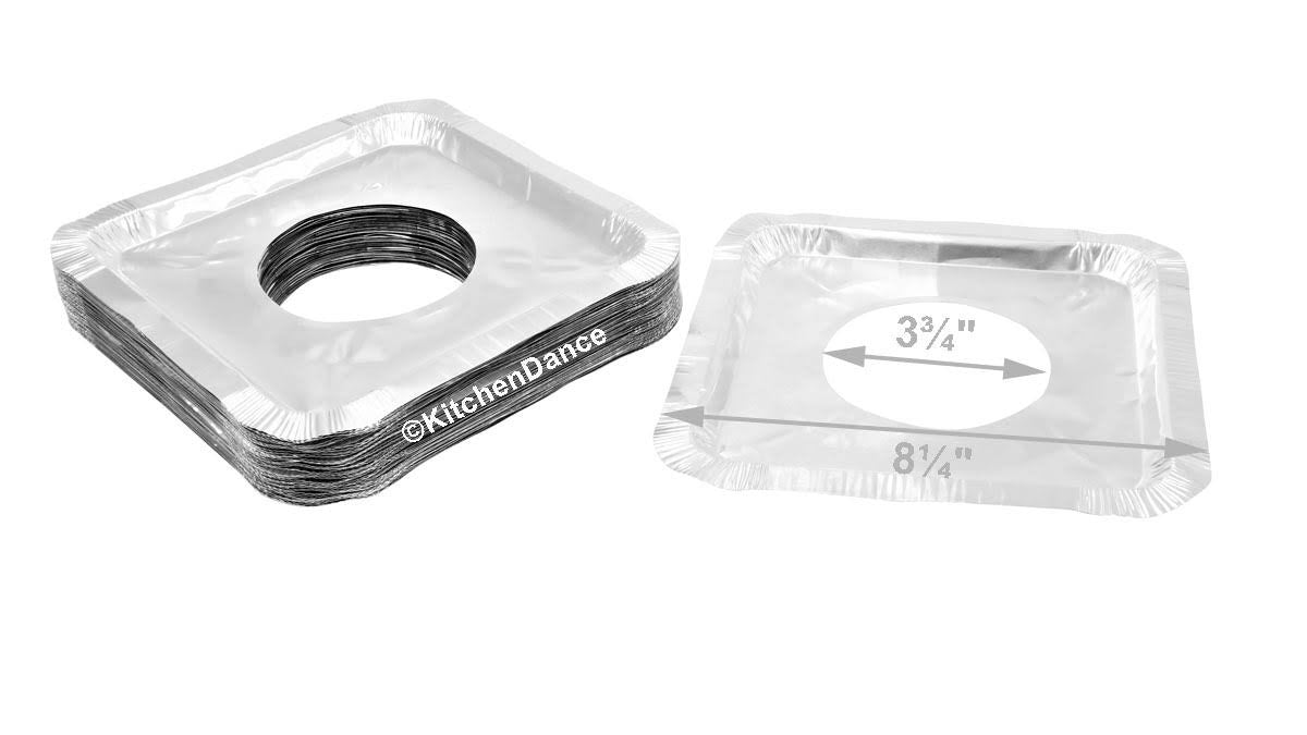 Disposable Square Gas Stovetop Burner Bibs - Case of 1000 - #6100