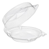 10"  High Dome Clamshell Plastic Pie Container - Case of 200 - #CPC120