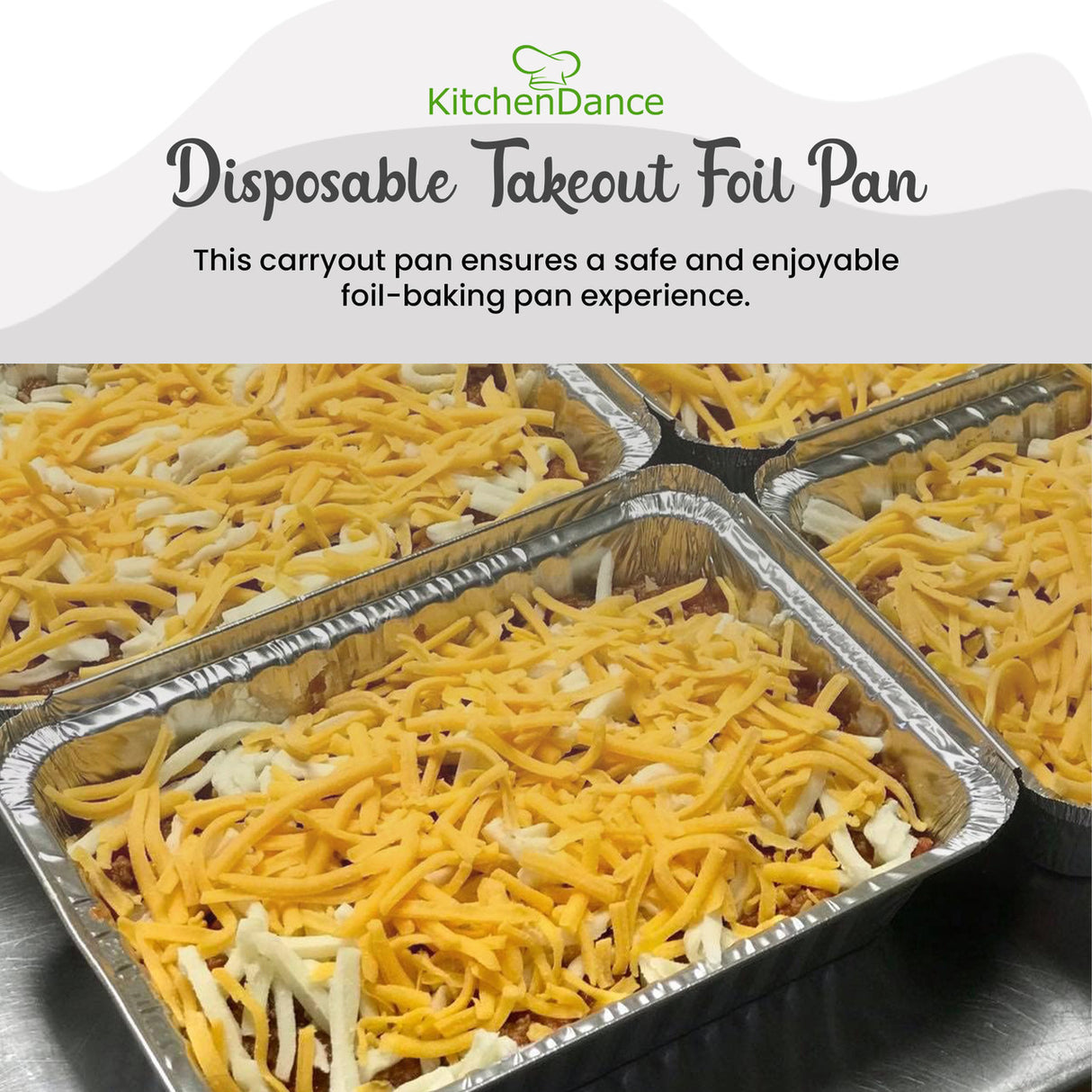 2¼ lb. Disposable Takeout  Pan with Plastic Lid - Case of 500 #250P