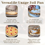 10" Disposable Aluminum Foil Pie Pan - Case of 500  #1042