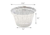 ½ oz. Mini Aluminum Foil Utility Cups - Case of 1000 - #S200