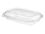 Safe-T-Chef 9 x 6  Tamper evident & tamper resistant microwaveable clamshell, 35 oz. - Case of 128 #C9635D