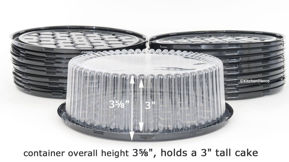 9" Cake Container for 1-2 layers - Case of 80 - #WG25