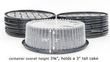 9" Cake Container for 1-2 layers - Case of 80 - #WG25