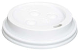 Prime Source White Lid for 10/12/16/20/24 Ounce Coffee Cups - Case of 1000