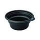 Cruiser® Bowl 5.8″ Round Black 24 oz. MFPP Medium Bowl w/ Lid Combo - Case of 624