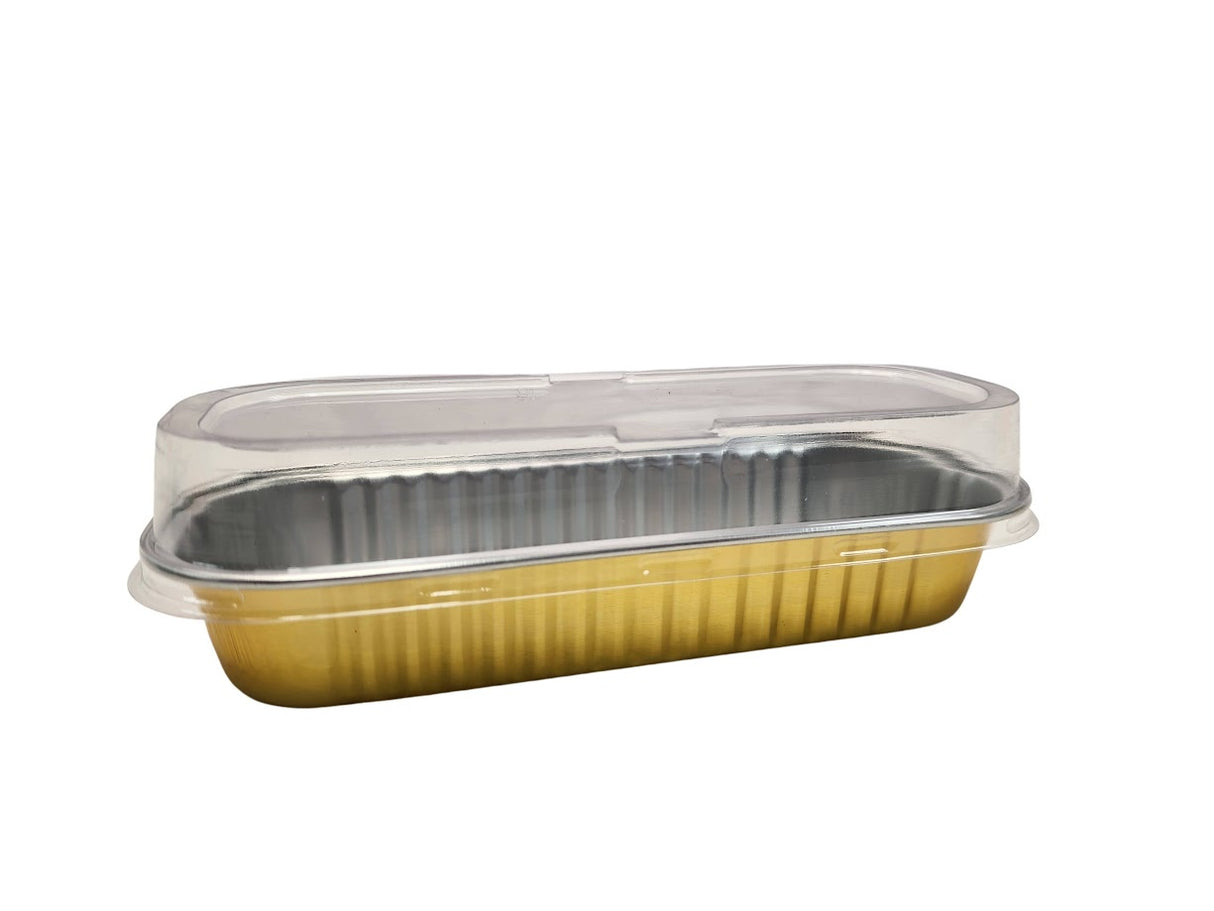 Rectangular Colored Dessert Tin with Stackable Lid - Case of 1000 - #A43P