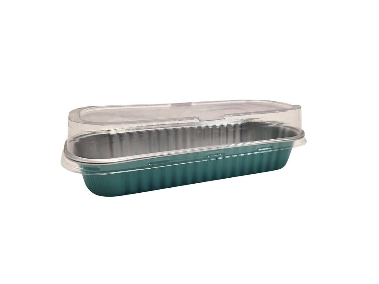 Rectangular Colored Dessert Tin with Stackable Lid - Case of 1000 - #A43P