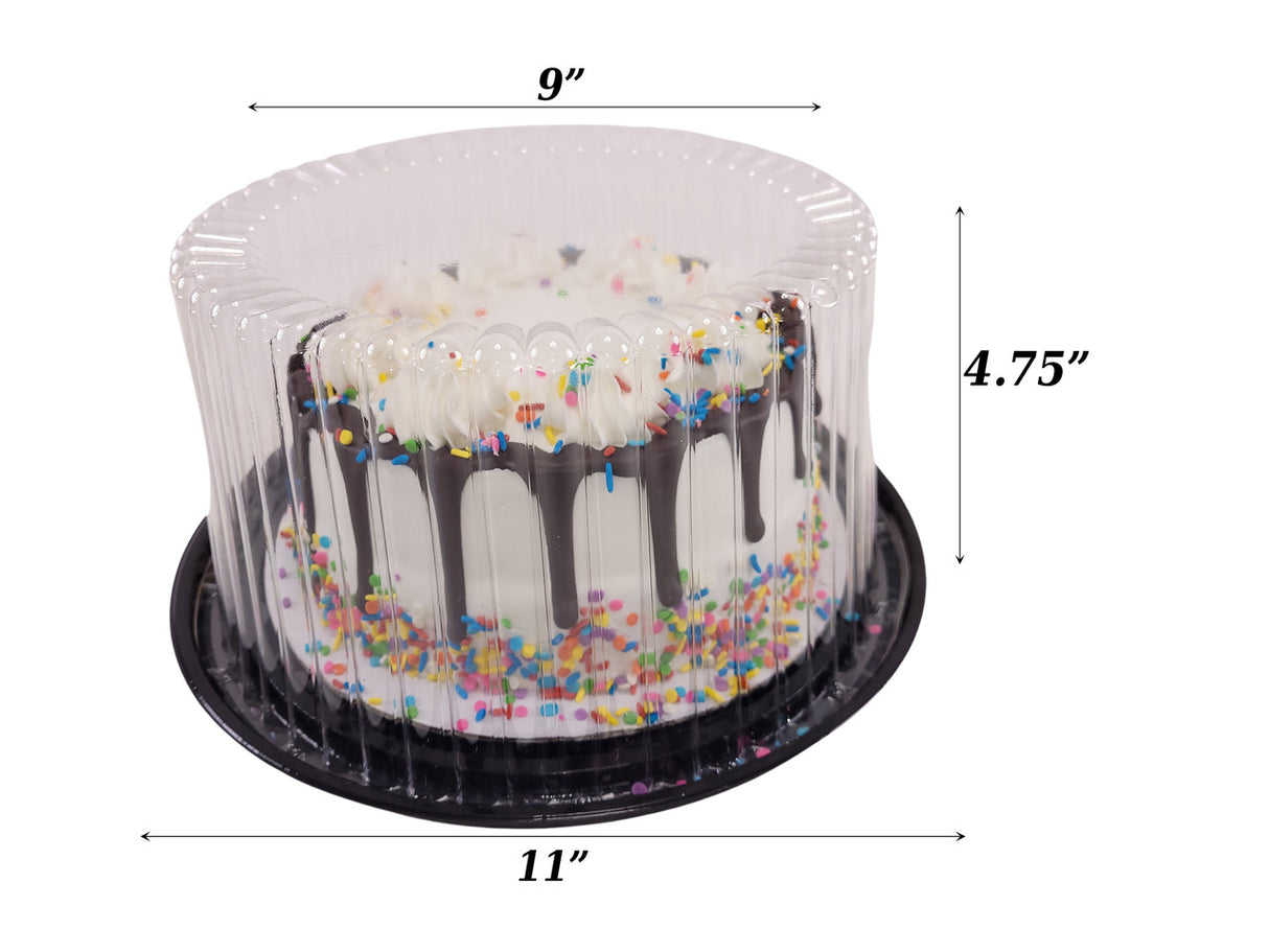 9"  Cake Container for 2-3 layers  Case of 80 - #WG27